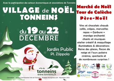 MAIRIE TONNEINS VILLAGE DE NOEL